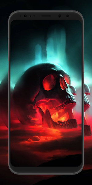 Scary Skull Wallpaper 4K Screenshot 0
