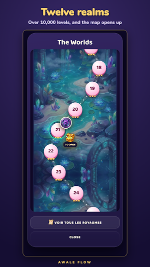 Awale Flow : Mancala Puzzle Screenshot 1