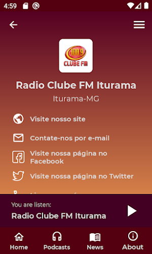 Rádio Clube FM Iturama Screenshot 1
