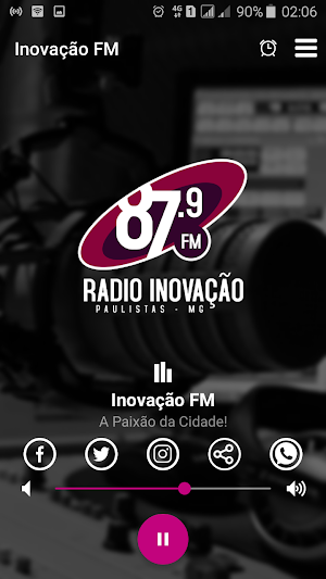 Inovação FM - Paulistas MG Screenshot 1