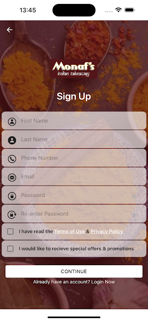 Monaf's Indian Takeaway Screenshot 0