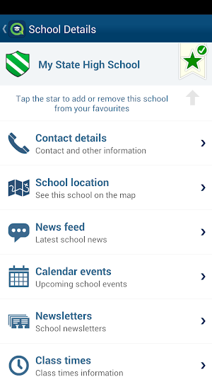 QSchools Screenshot 1