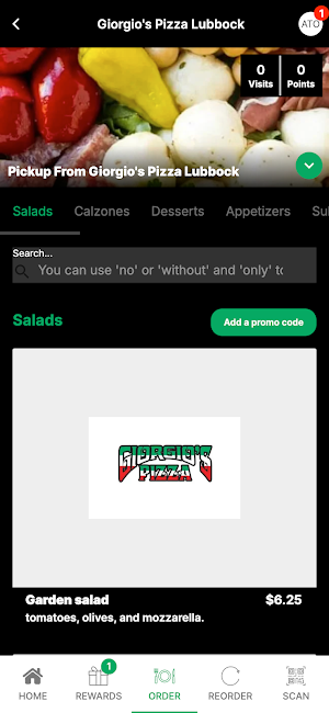 Giorgio's Pizza Lubbock Screenshot 3