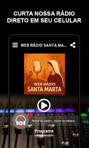 WEB RÁDIO SANTA MARTA. Screenshot 0