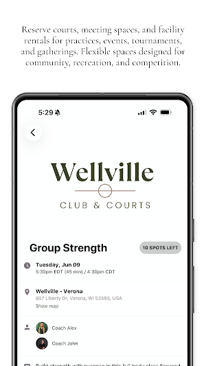 Wellville Club & Courts Screenshot 3