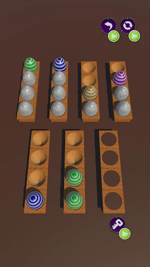 Colorful Eggs Sort Puzzle Game Screenshot 0