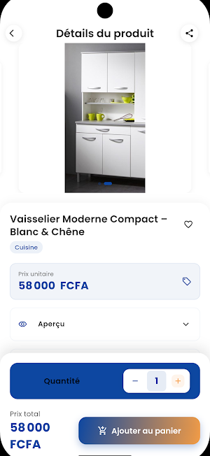 Sénégal Ameublement Screenshot 2