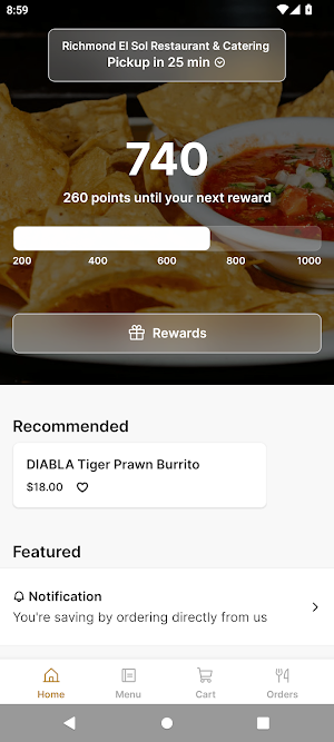 El Sol Restaurant & Catering Screenshot 0