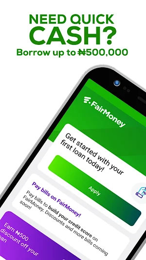 FairMoney: Instant loan app, bill payment and more Screenshot 0