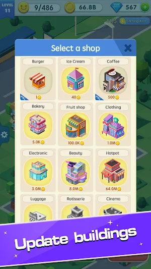 Shopping Mall Tycoon: Idle Supermarket Game Screenshot 1
