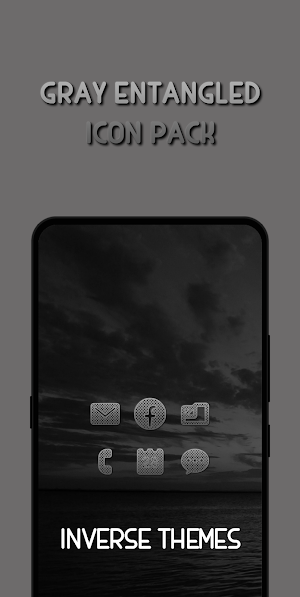 Gray - Entangled Icon Pack Screenshot 2