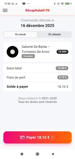 Shop-vinyles Screenshot 2