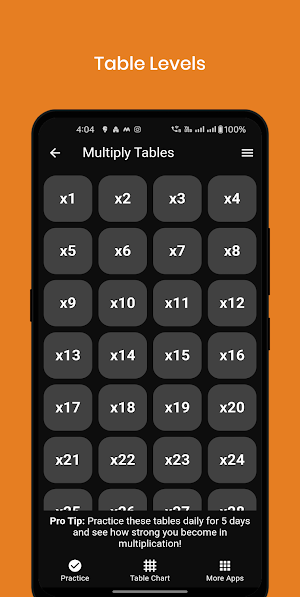 Math Multiplication Table 1-50 Screenshot 1