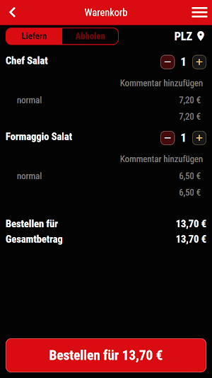 Pizza König Osnabrück Screenshot 1