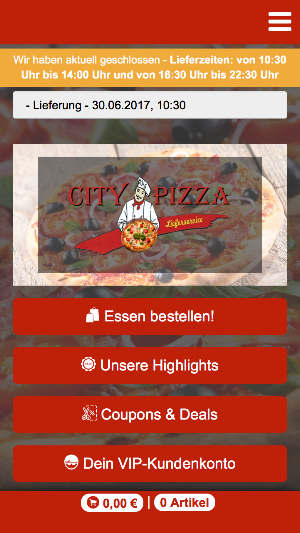 City Pizza Halle Screenshot 0