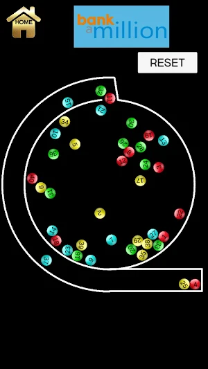 Virginia Lotto Number Generator(Physics Engine) Screenshot 1
