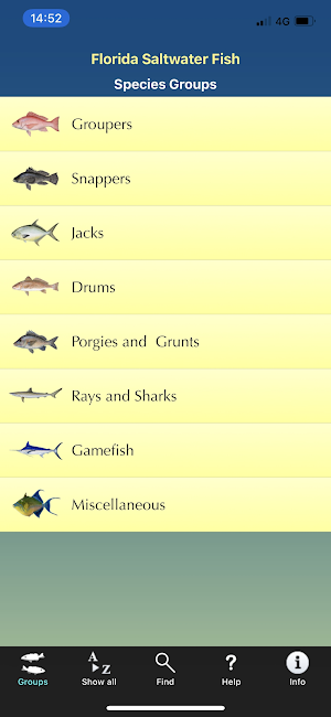 Florida Saltwater Fish Screenshot 0