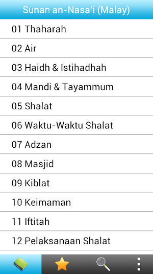 Sunan an Nasai Malay - Hadith Screenshot 0