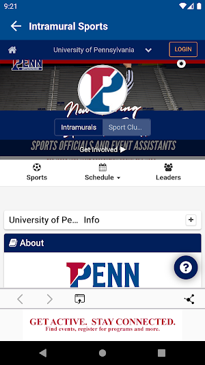 Penn Campus Recreation Screenshot 2
