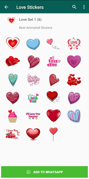 Love Stickers WAStickerApps Screenshot 2