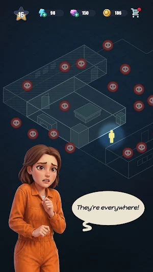 Lost in Prison：Merge Secrets Screenshot 2