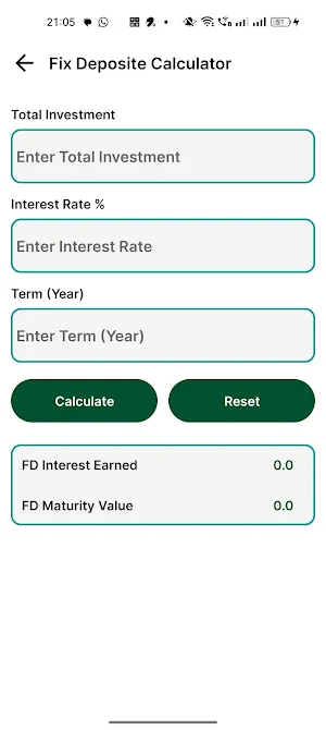 Loan EMI Calculator Screenshot 3
