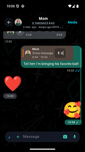 KBeam: Private Messenger Screenshot 1