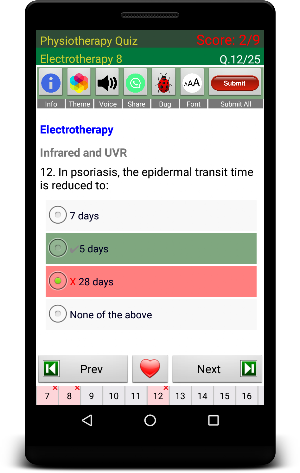 Physiotherapy Quiz Screenshot 3