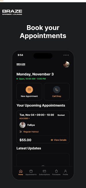 Braze Barber Lounge Screenshot 0