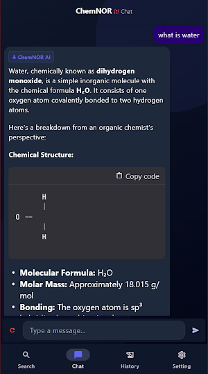 ChemNOR it! - Your AI Chemist Screenshot 3