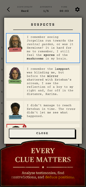Cluedoku Screenshot 2