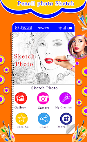 Pencil Photo Sketch - Drawing  Screenshot 0