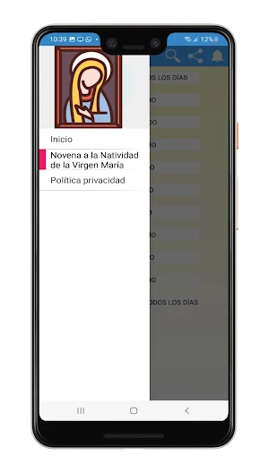 Natividad de la Virgen María Screenshot 2