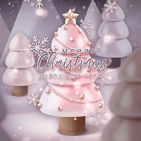 Snowy Pink Winter - Wallpaper