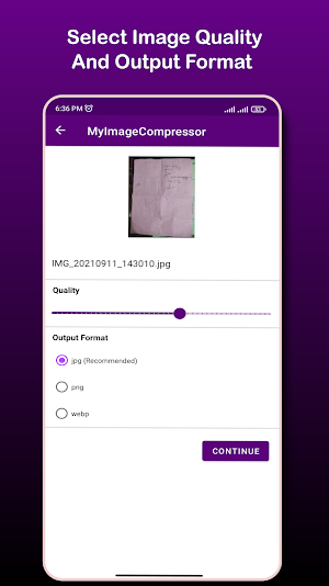 Image Compressor - Image Converter(JPG, PNG, WEBP) Screenshot 2
