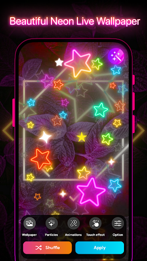 Neon Live Wallpaper Glitzy Screenshot 2