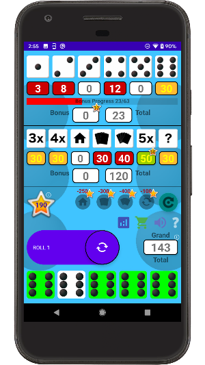 Five Dice Stars Screenshot 2