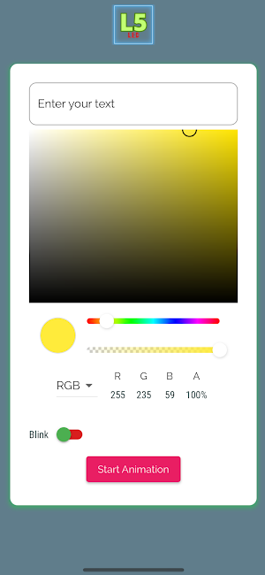 Letreiro Digital 5 Screenshot 1