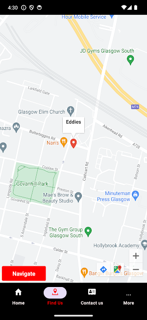 Eddies Glasgow Screenshot 1