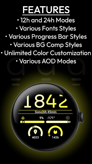 AD Glimpse - Watch Face Screenshot 3
