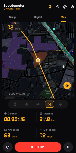 GPS Speedometer: Trip Tracker Screenshot 3