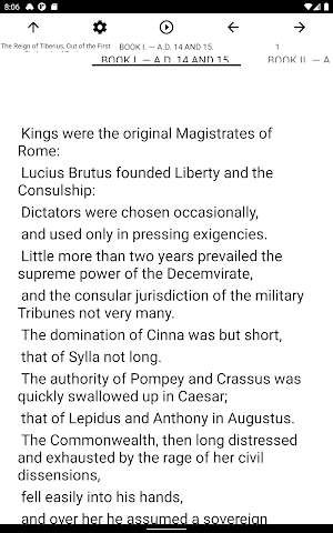 Book, The Reign of Tiberius, O Screenshot 3