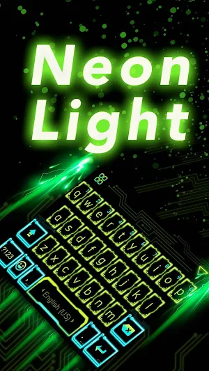 Neonlight Keyboard Theme Screenshot 0