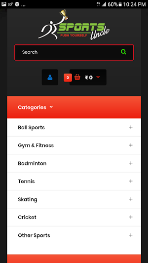 Sportsuncle - Sports Shopping  Screenshot 1