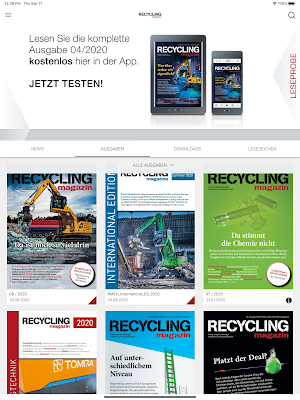 RECYCLING magazin App Screenshot 2