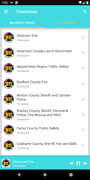 Tennessee police, fire and EMS radios Screenshot 0