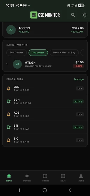 GSE Monitor Screenshot 2