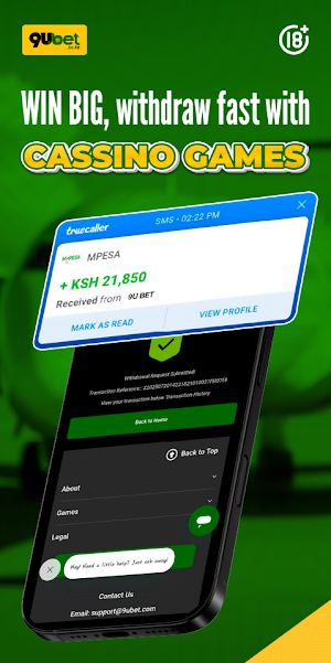 9UBET Kenya – Betting & Casino Screenshot 1