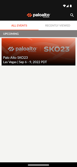 Palo Alto Networks SKO23 Screenshot 1