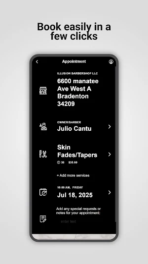 Illusion Barbershop LLC Screenshot 2